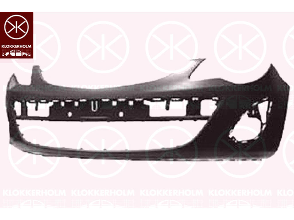 Bumper, w/primer, Front, not for vehicle equipment line/variant: OPC