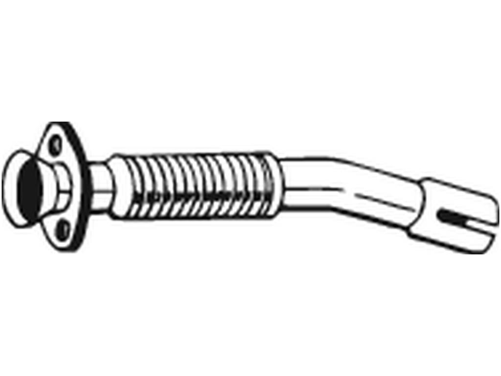 Repair Pipe, catalytic converter, See accessories list for additionally required parts:  