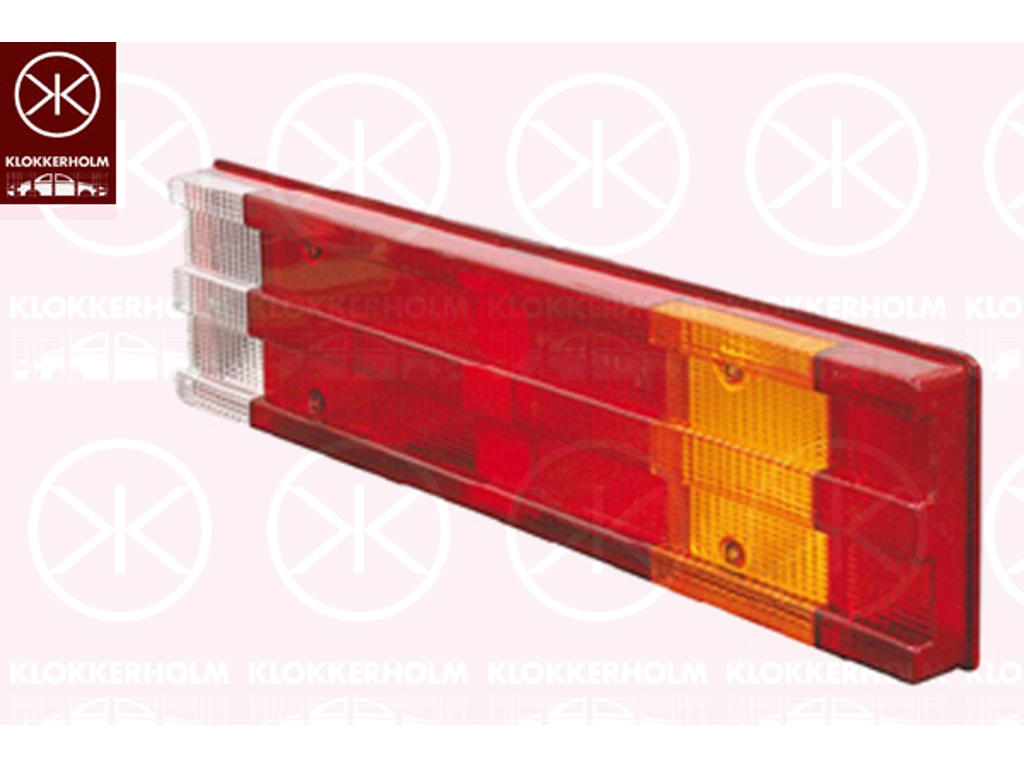 Lens, tail light assembly, Left, Right, Width [cm]: 46.6, Height [cm]: 13