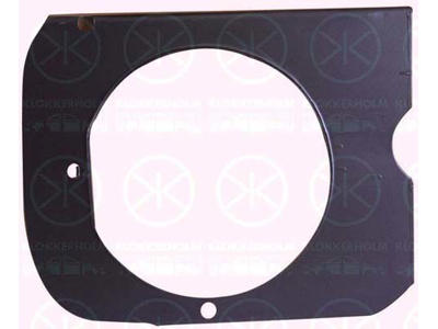 Radiator Support, Repair Panel, Right, Lamp Rim