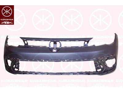 Bumper, Front, w/primer, not for trim level: GTI, R-LINE, Trim Level: FACELIFT