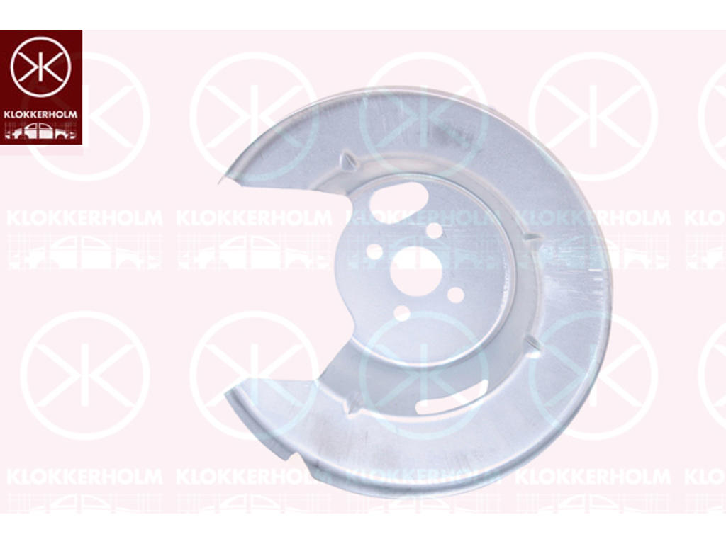 Splash Guard, brake disc, Rear Axle Right, Diameter 1/Diameter 2 [mm]: 285/37, Zinc-coated