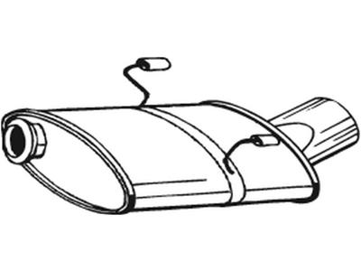 hátsó hangtompító, további szükséges cikkek lásd tartozéklista:  