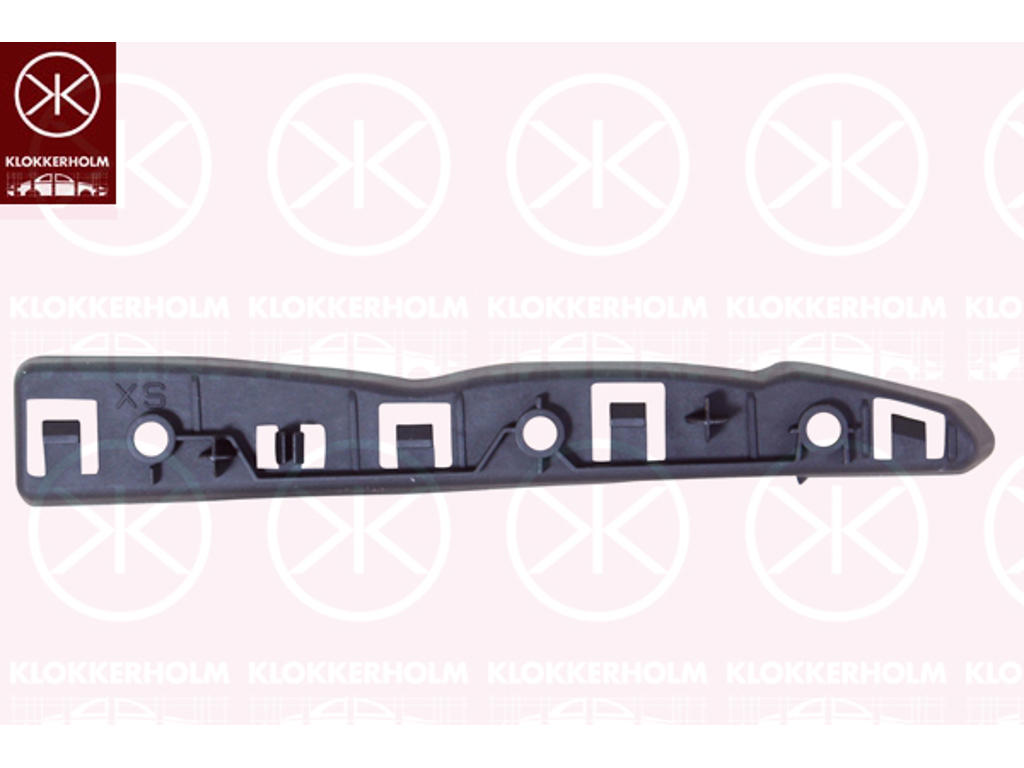 Mounting Bracket, bumper, Plastic, Left Front, Outer section