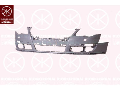 Bumper, w/primer, Front, with hole(s) for washer nozzle