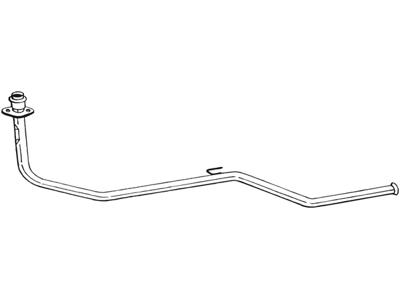 Exhaust Pipe, See accessories list for additionally required parts:  