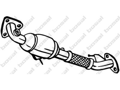 Catalytic Converter, with mounting parts, Euro 5