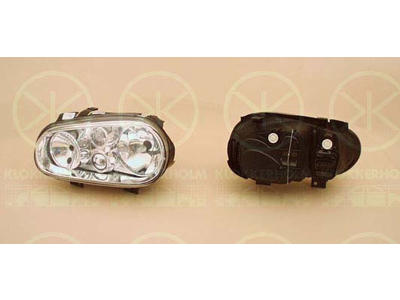 Headlight, TYC, H7/H1, for vehicles with headlight levelling, Left, Illuminance [lx]: 12.5