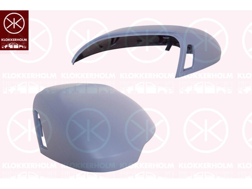 Housing, exterior mirror, Right, for vehicles with lane keeping assist, w/primer