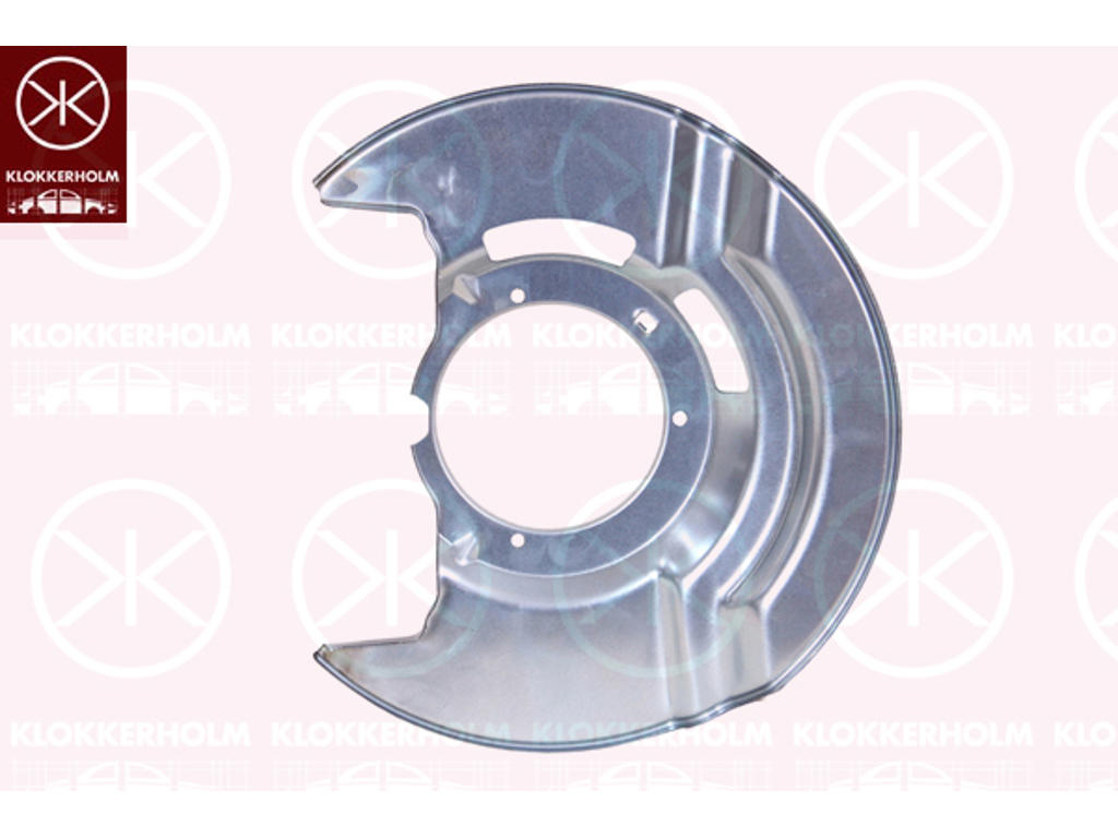 Splash Guard, brake disc, Front Axle Left, for brake disc diameter [mm]: 293, Zinc-coated
