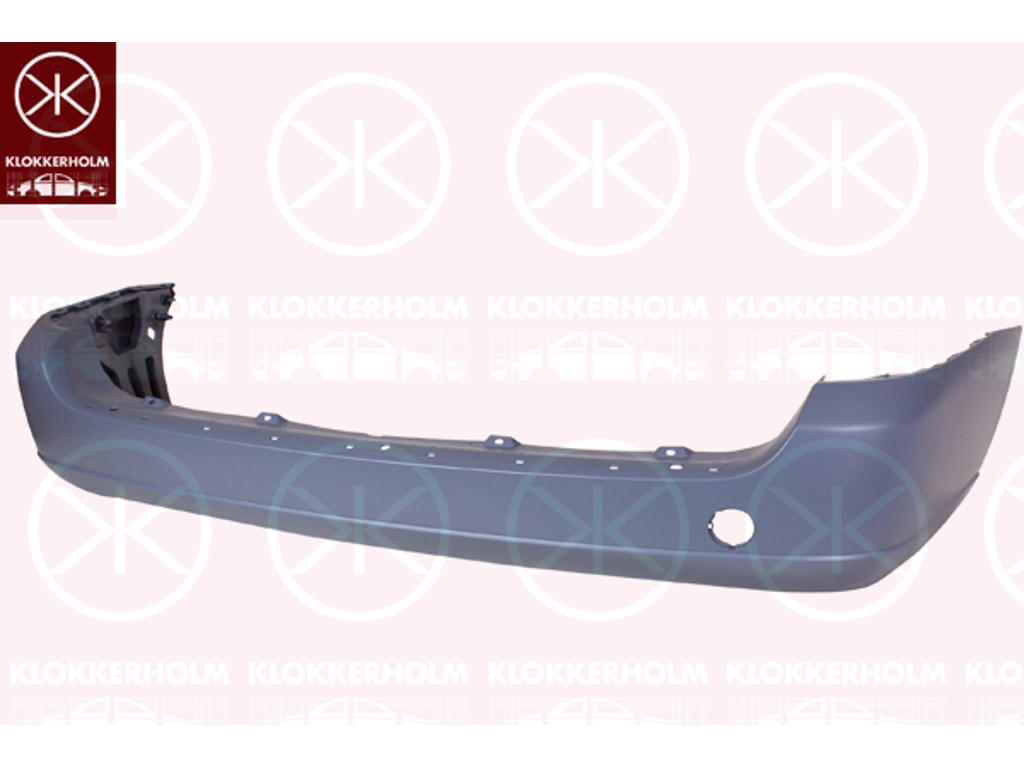 Bumper, w/primer, Rear