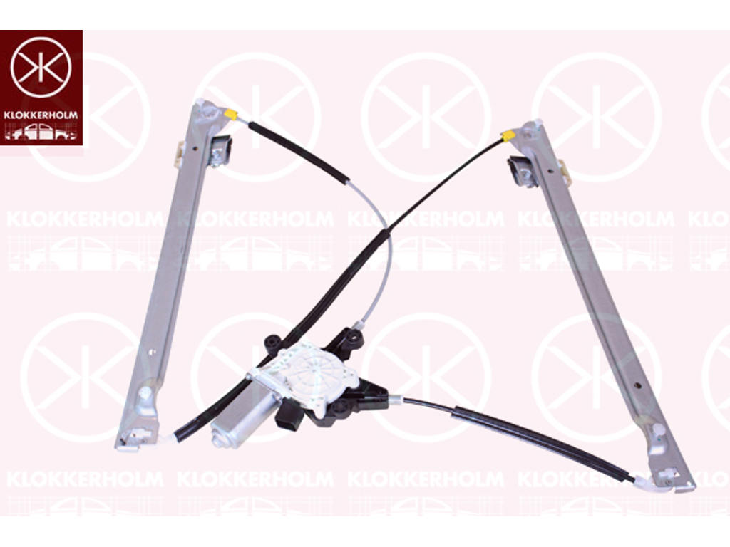 Window Regulator, Bosch-Type, with electric motor, with comfort function, Electric, Left Front, Number of pins: 6