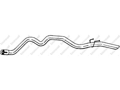 Exhaust Pipe, See accessories list for additionally required parts:  