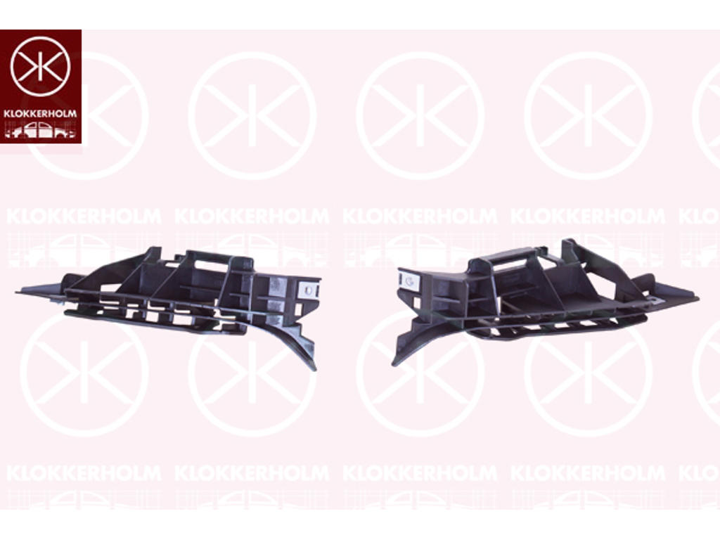 Mounting Bracket, bumper, Plastic, Front