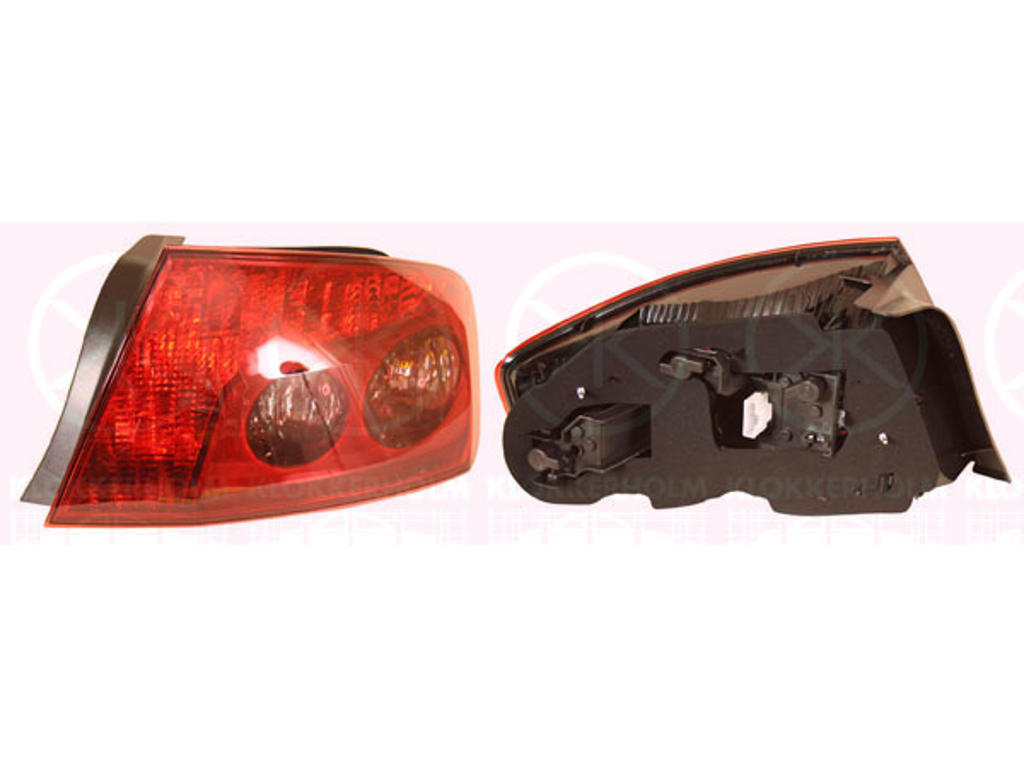 Tail Light Assembly, with bulb holder, Right, Valeo