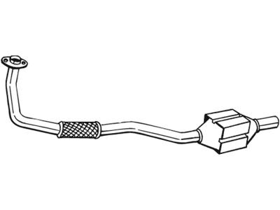Catalytic Converter, with mounting parts, Emission Standard: Euro 2