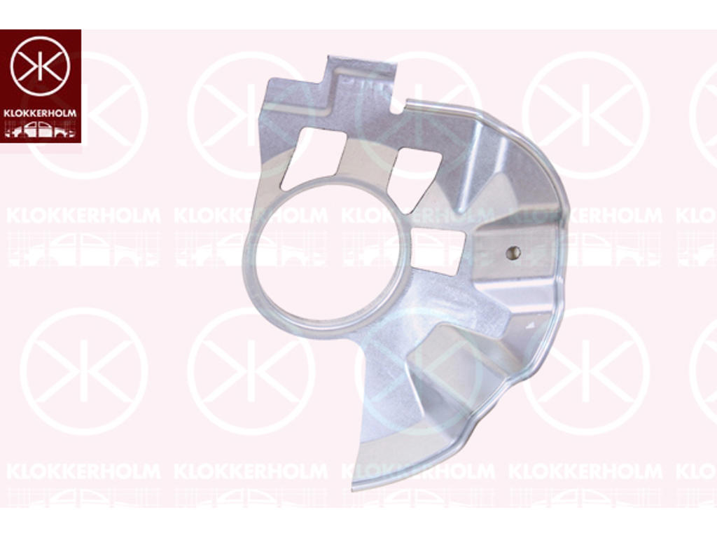Splash Guard, brake disc, Front Axle Left, Zinc-coated