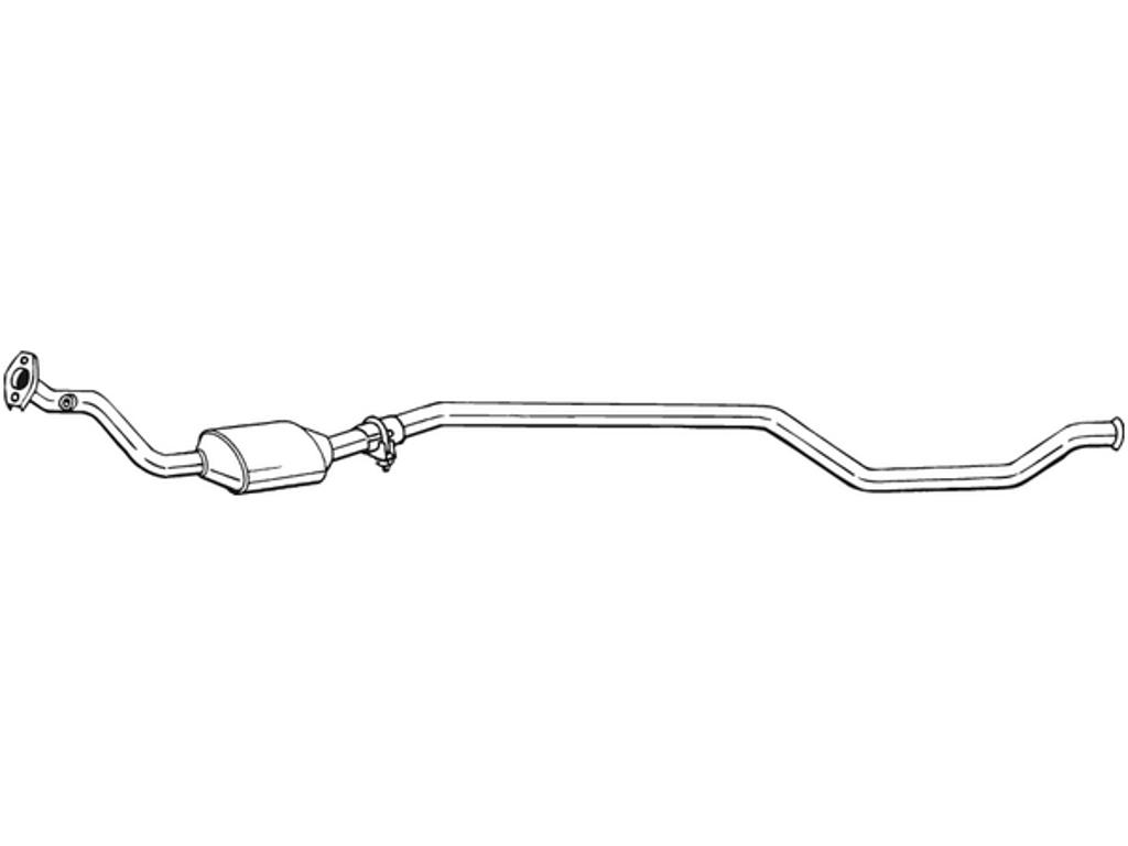 Catalytic Converter, with mounting parts, Emission Standard: Euro 2, Emission Standard: Euro 3