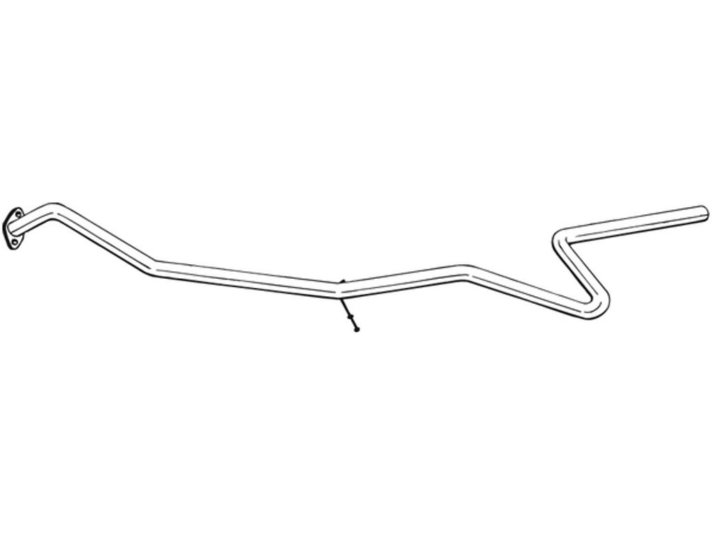 Exhaust Pipe, See accessories list for additionally required parts:  
