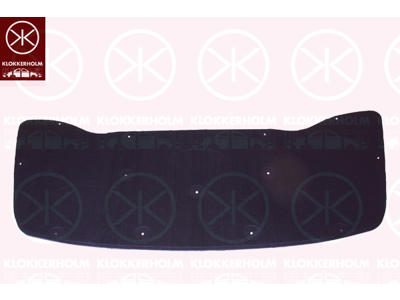 Ljuddämpning, motorrum, mellandel, Position: Motorhuv