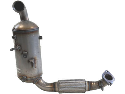Soot/Particulate Filter, exhaust system, Material: Cordierite, with mounting parts, Euro 5