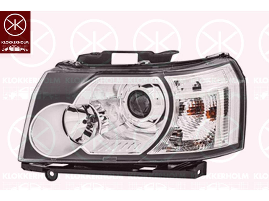 Headlight, Right, D3S/H7, PY21W, W5W, with control unit for xenon, Varroc