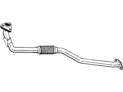 Exhaust Pipe, See accessories list for additionally required parts:  