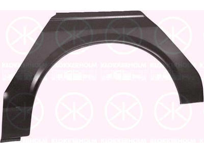 Quarter Panel, 2-dr, Wheel Arch Border, Repair Panel, Left Rear, Outer section