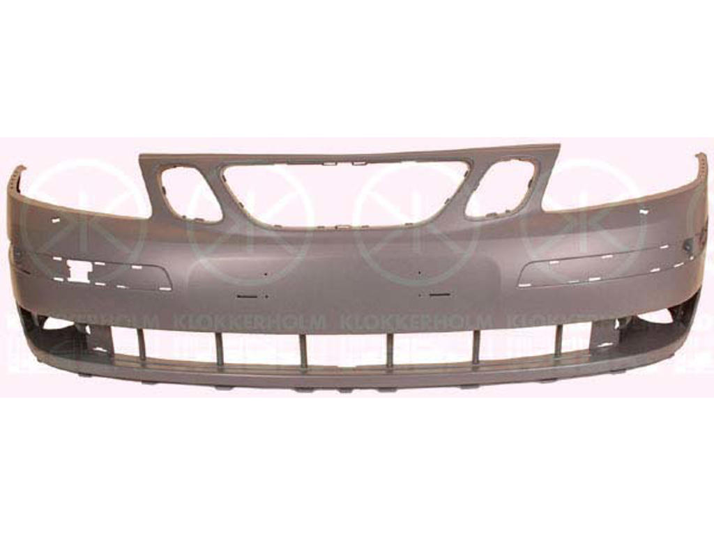 Bumper, w/primer, Front, with hole(s) for washer nozzle