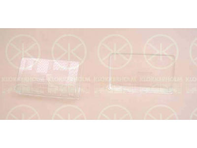 Diffusing Lens, headlight, H4, Left