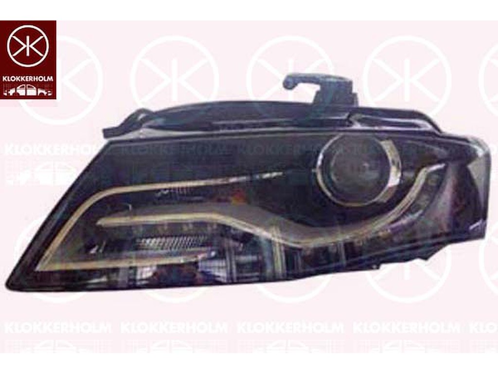 Headlight, without control unit for Xenon, Bi-Xenon, with motor for headlamp levelling, D3S (Gas Discharge Lamp), Illuminance [lx]: 25, Right, AL