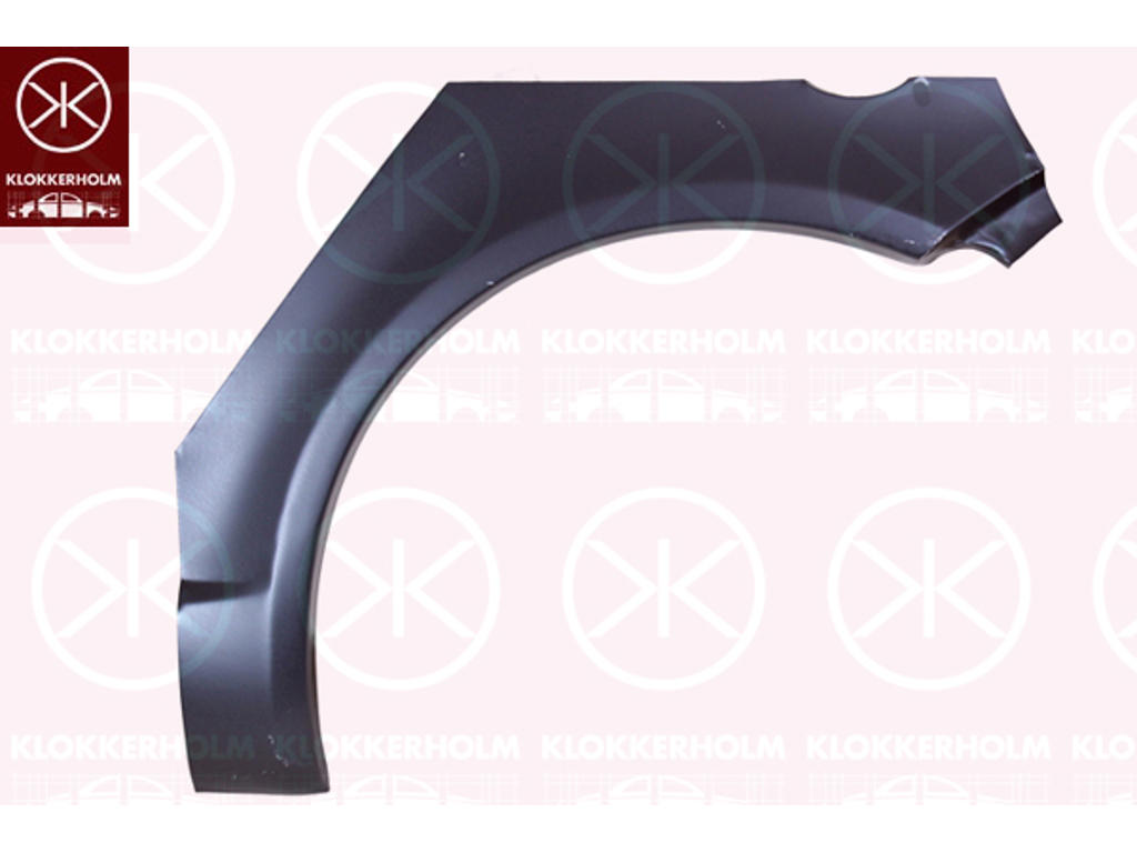 Quarter Panel, 3-drs, Wheel Arch Border, Repair Panel, Left Rear