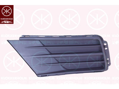 Ventilation Grille, bumper, Left Front, without hole(s) for fog lights