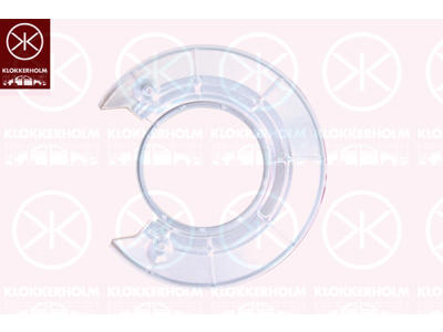 Bromssköld, Bakaxel höger, Bakaxel vänster, förzinkad, Diameter 1/diameter 2 [mm]: 320/158