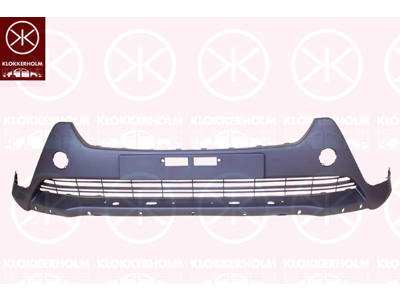Bumper, Front, Lower Section, black