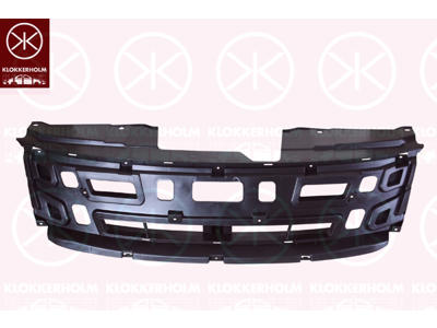 Ventilation Grille, bumper, Front, black, Inner Section