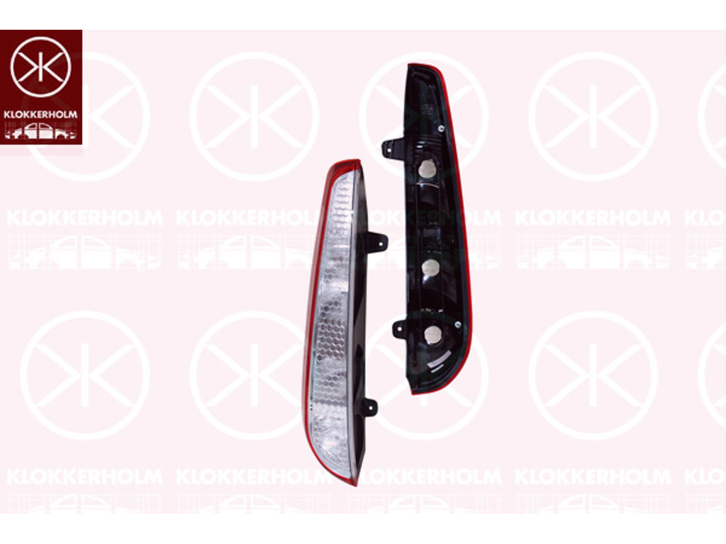 Kombinationsbackljus, Vänster, P21W, PY21W, Lamptyp: PR21W, utan lamphållare, Visteon