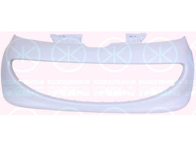 Bumper, w/primer, Front, without hole(s) for fog lights
