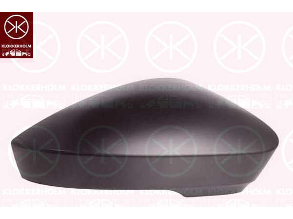 Housing, exterior mirror, Right, black