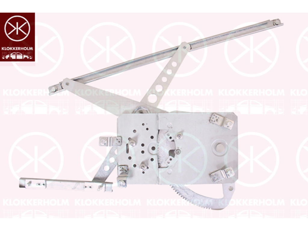 Window Regulator, without electric motor, Electric, Right Front