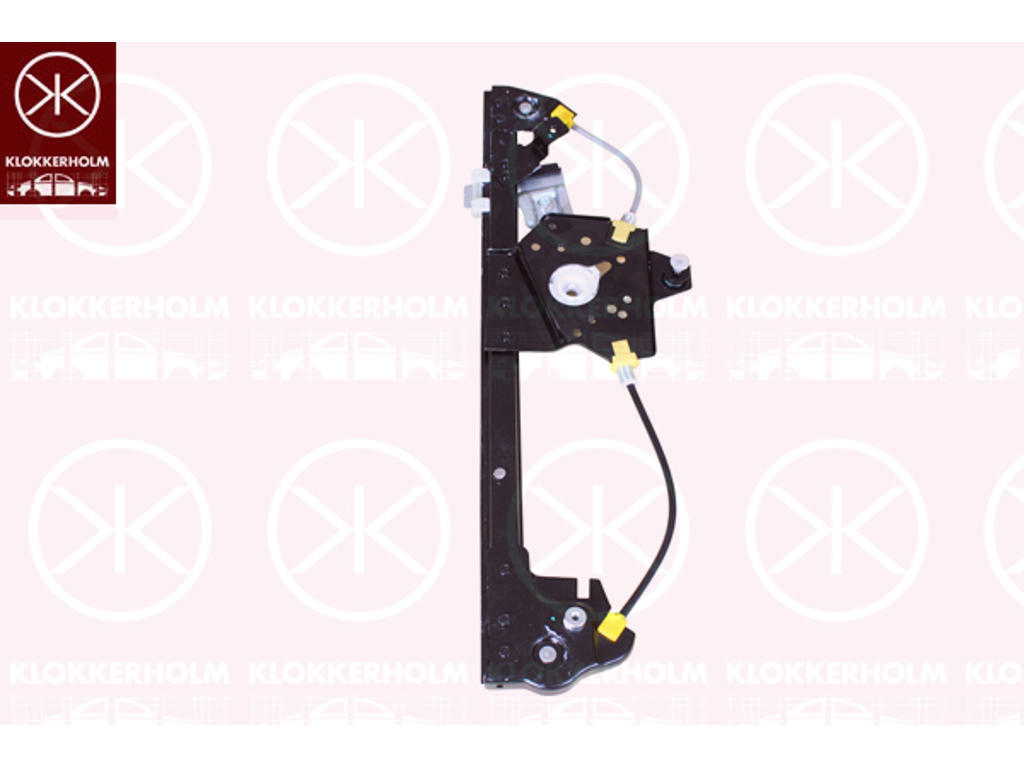 Window Regulator, without electric motor, Electric, Right Rear