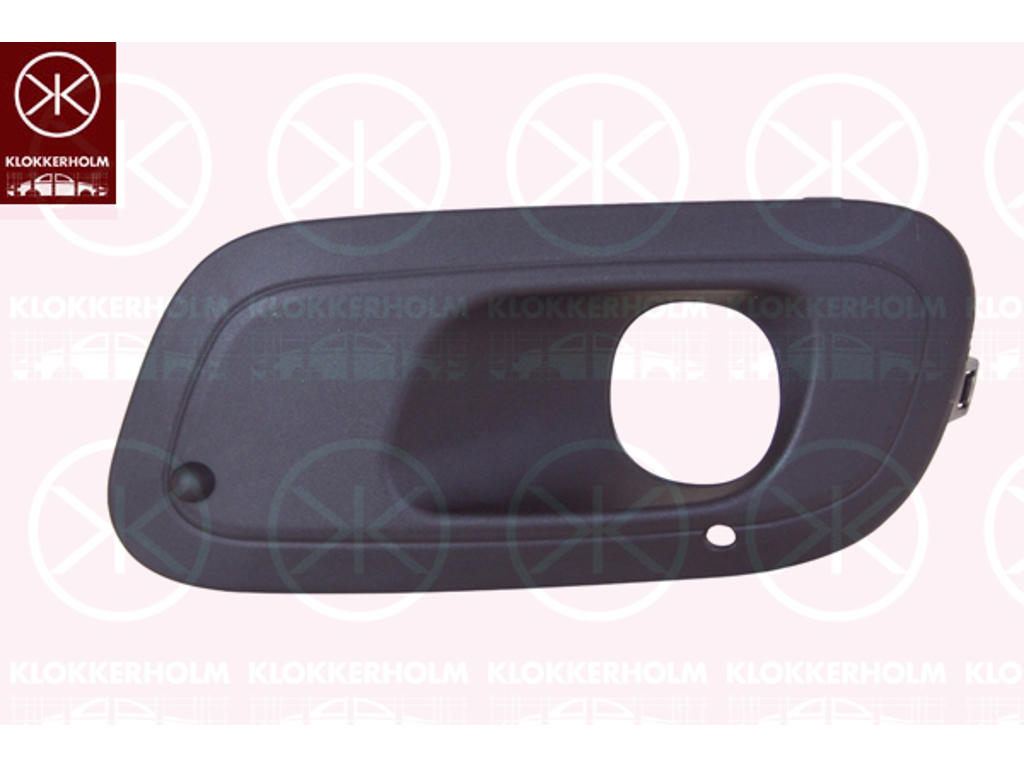 Ventilation Grille, bumper, Right Front, with hole(s) for fog lights