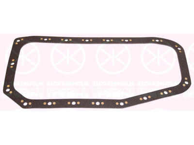 Gasket, oil sump, Rubber