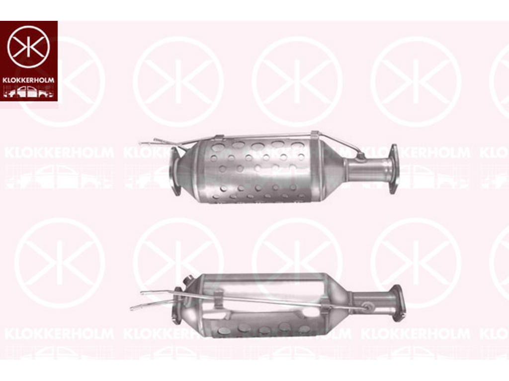 Soot/Particulate Filter, exhaust system, Euro 4 (D4), Cordierite, with accessories