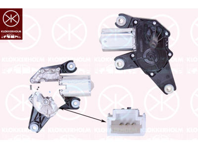 Pesuri mootor, taga, VALEO, Pinge [V]: 12