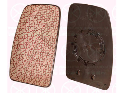Mirror Glass, exterior mirror, Left, Height [mm]: 250, Width [mm]: 160, Convex