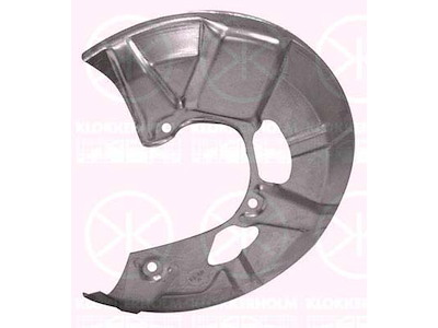 Splash Guard, brake disc, Front Axle Right, Diameter 1/Diameter 2 [mm]: 267/110, Zinc-coated