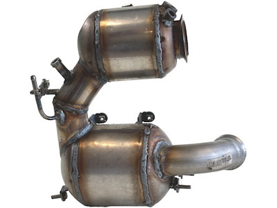 Sot-/partikelfilter, avgassystem, Material: Cordierit (Iolit), med monteringsdelar, Euro 5