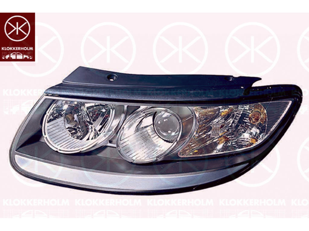 Headlight, H7/H7, without motor for headlamp levelling, Right, Illuminance [lx]: 25