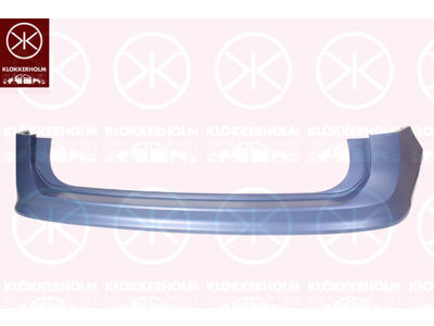 Bumper, w/primer, Rear, Upper section